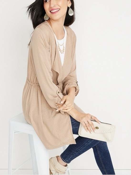 Maurices Jackets & Blazers - Maurice Open Front lightweight duster Jacket